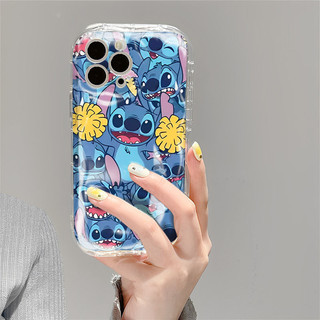 Ốp Điện Thoại Di Động Ponto Lilo & Stitch Hoạt Hình Cho IPhone 11 15 14 13 Pro Max 12 / 8se 7 Plus XS Chất Liệu Silicon Chống Thấm Nước Và Chống Sốc Covre