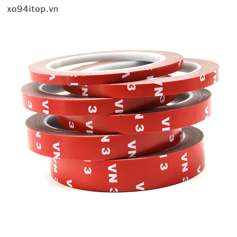 Xoitop 3 Mét Băng Hai Mặt Mạnh Mẽ Vĩnh Viễn Acrylic Bọt Dính Băng Miếng Dán Cho Ô Tô Nhà Trong Nhà Nhiệt Độ Cao VN