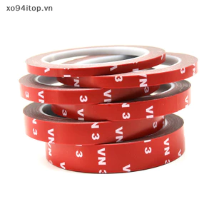 Xoitop 3 Mét Băng Hai Mặt Mạnh Mẽ Vĩnh Viễn Acrylic Bọt Dính Băng Miếng Dán Cho Ô Tô Nhà Trong Nhà Nhiệt Độ Cao VN