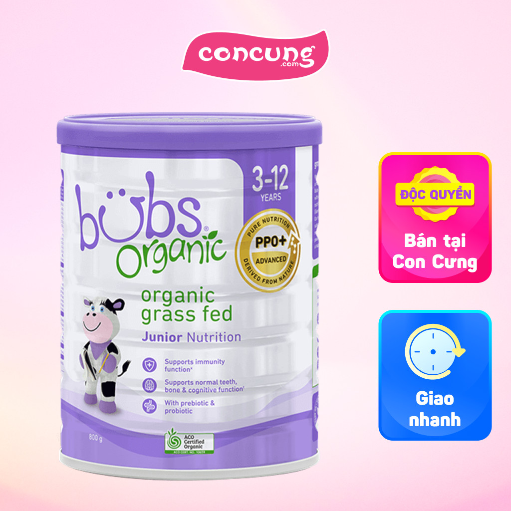 Bubs Organic フォローオンミルク 800g bubs Organic フォローオンミルク 800g