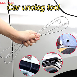 Mới Tạo Kiểu Xe Cửa Kính Chắn Gió Cửa Bàn Chải Làm Sạch Lỗ Thoát Nước Tự Động Cửa Sổ Thoát Nước Ống Sạch Bàn Chải Dụng Cụ Vệ Sinh Đang Bán