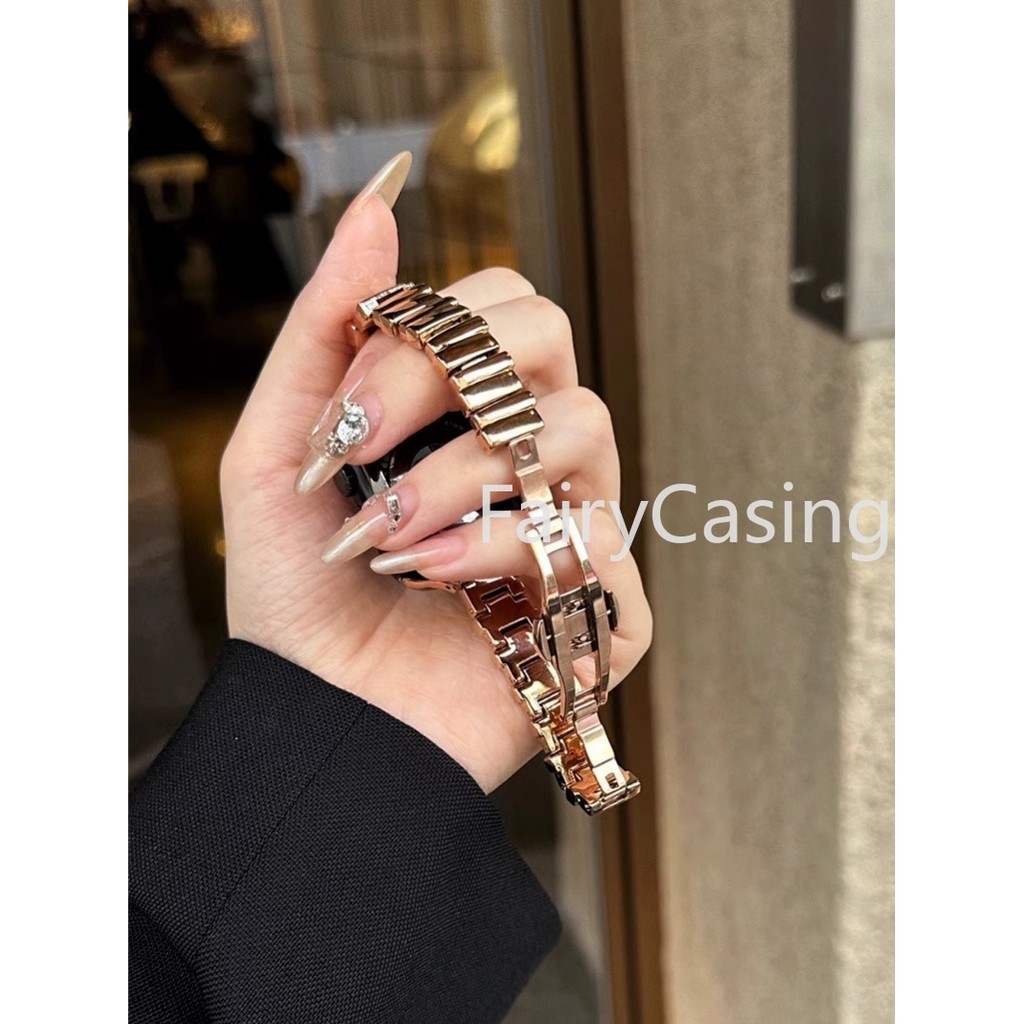 Dây đeo S11 kim loại thời trang không đều cho Apple Watch 49mm 41mm 45mm 38mm 42mm 44mm 40mm Vòng đeo tay bằng thép không gỉ sang trọng dành cho nữ iWatch Ultra 8 7 SE 6 5 4 3