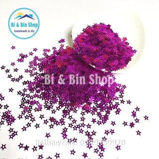 30g Kim Sa Ngôi Sao Phẳng 5mm Màu Kim Đính Kết Trang Phục, Làm Phụ Kiện Thời Trang.