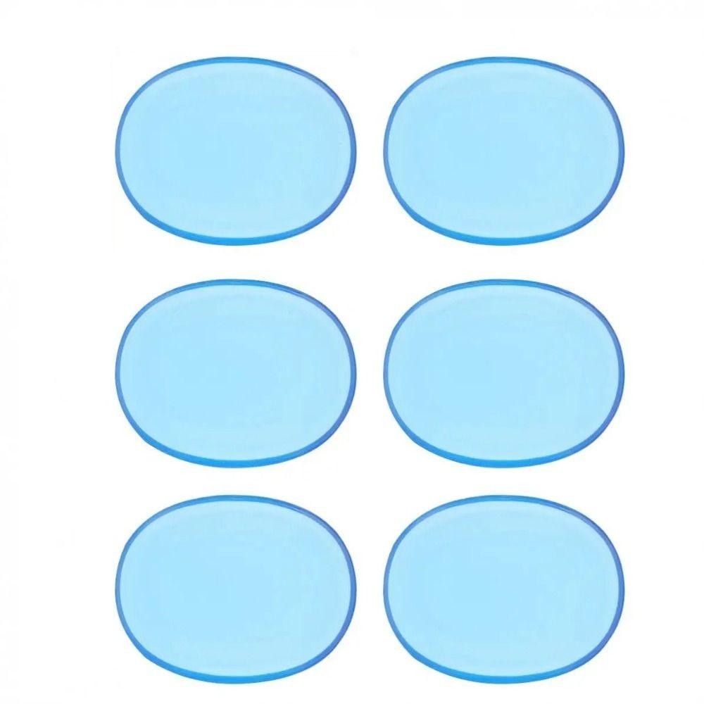 ODAKA 6 Cái / Tấm Trống Tắt Tiếng Miếng Lót, Miếng Dán Silicon Snare Trống Muffler, Phụ Kiện Nhạc Cụ Kiểm Soát Âm Miếng Lót Loại Bỏ Tiếng Ồn Có Thể Tái Sử Dụng