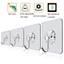 AMLU 1 / 3 Móc Tự Dính, Móc Treo Liền Mạch Không Đục Lỗ Chịu Lực, Móc Treo Tường Đa Năng Trong Suốt Mạnh Mẽ