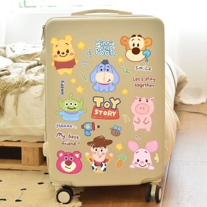 Hello Kitty Nhật Bản Hàn Quốc Hộp Nhãn Dán Hành Lý Toàn Bộ Chống Nước Dễ Thương Vali Dán Trang Trí 6.19