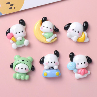 1 Chiếc Hoạt Hình Pochacco 3D Dán Kem Keo Tự Làm Chất Liệu Phụ Kiện Nhựa Trang Sức Cho Vỏ Điện Thoại Cốc Nước Quạt Nhỏ