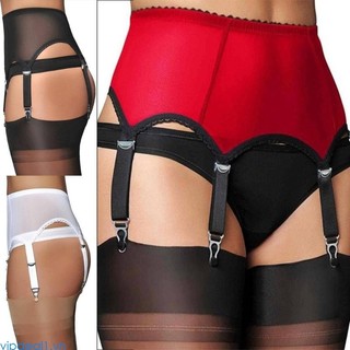 Vipdeal1 Lưới Garter Thắt Lưng Áo Treo Với Dây Đeo Vintage Điều Chỉnh Kẹp Kim Loại Cho Nữ Vớ Đồ Lót