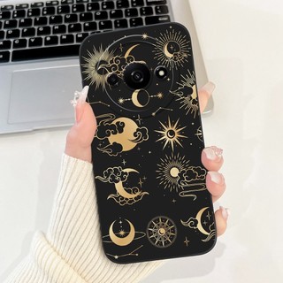 Dành Cho Xiaomi Redmi A3 Vỏ Hoa Nghệ Thuật Sơn Vuông Silicon Bảo Vệ Ống Kính Cho Xiomi Redmi A3 RedmiA3 4G Ốp Lưng