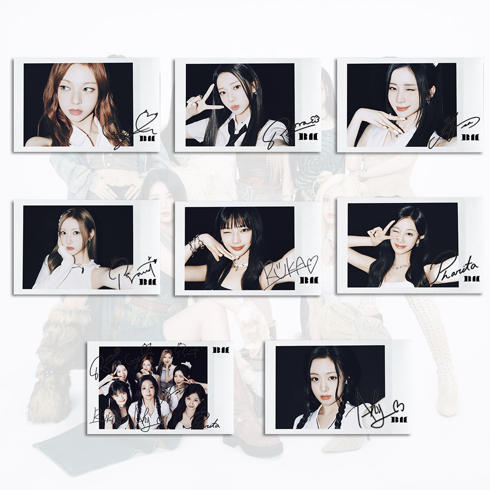 1-7 Chiếc BM Lomo Thẻ BABYMONS7ER Album SHEESH Bị kẹt Ở Giữa BATTER UP WVS ID Photocards AHYEON Ahyeon Asa Chiquita Parita Haram Rora Ruka Bưu Thiếp YM