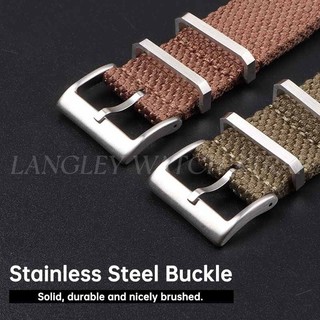 Dây đeo đồng hồ Nylon sợi lanh tự nhiên 20mm 22mm Dây đeo đồng hồ bằng vải mềm Phát hành nhanh Thể thao Sea Diver Master Watchband Dây đeo cổ tay màu đen Bay nữ Nam dệt vòng tay dệt