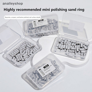 Dây chà nhám vòng thép không gỉ cho móng tay, giấy nhám, giá đỡ, phụ kiện khoan móng nghệ thuật [Analleyshop] [vn]