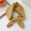 68 Màu Trơn Thời Trang Hàn Quốc Mặc Bên Ngoài Mùa Xuân Thu Cotton Khăn Vuông Nhỏ