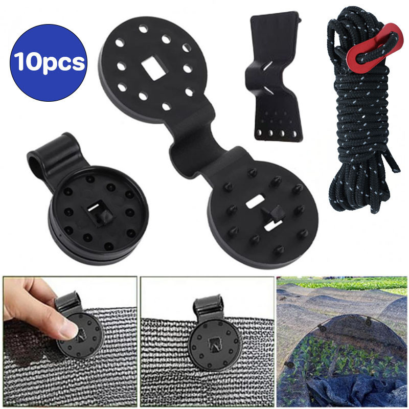 Kẹp Lưới Che Nắng,Phông Bạt Giúp Cố Định Lưới Tiện Lợi,Móc Kẹp Lưới Bạt Che Nắng,Bộ10 Bóng Vải Kẹp Bóng Vải Kẹp Grommets