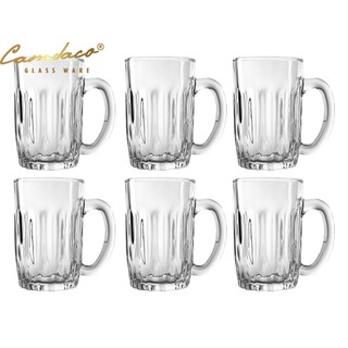 Bộ 12 Ly Thủy Tinh PCD10003 - 300ml Có Quai Cầm Tay, Cốc Thủy Tinh Cao Cấp