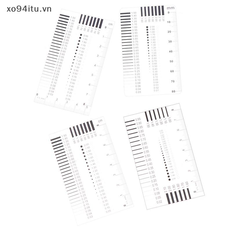 Xoitu Đo Pass Huy Hiệu Đồng Hồ Đo Vết Thẻ Điểm Đồng Hồ Đo Dây Trong Suốt Thước Phim Hàn Gage Vết Nứt Tương Phản Thước VN