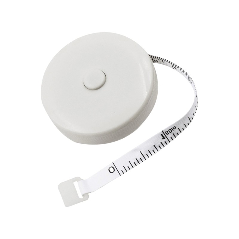 GOO Băng Đo 150cm 60in Cân Đôi Đo Băng Di Động Quần Áo May Dụng Cụ Có Thể Thu Vào Mềm Cơ Thể Đo Ta