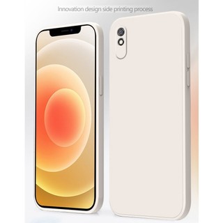 Thời Trang Mới Redmi 9A 9i 8A Vuông Ốp Lưng Khung Mỏng Mềm TPU Silicon Có Dây Đeo Tay Dây Đeo Cổ Tay