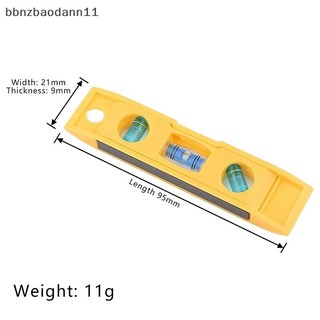 [BBNZDD] Mức độ bong bóng Spirit 3 di động có móc khóa Torpedo Đo mức gradient từ tính BVAH