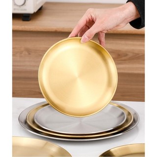 Dĩa Ăn Cơm, Trái Cây Inox 304 sang Trọng, Bền Bỉ, Thích Hợp Cho Mọi Không Gian Bàn Tiệc