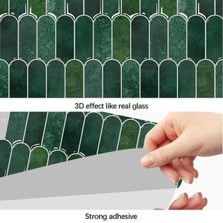 Nhãn dán tường DWELLCO, Ngói tường tự dính chống thấm nước, Cân cá di động PVC chống nấm mốc cho phòng tắm nhà bếp