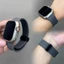 Vỏ bảo vệ màn hình Thay đổi sang Ultra Case + Dây đeo silicon từ tính cho Apple Watch Series11 / 10 46mm 42mm 8 9 7 6 5 4 3 SE 44mm 40mm 45mm 41mm