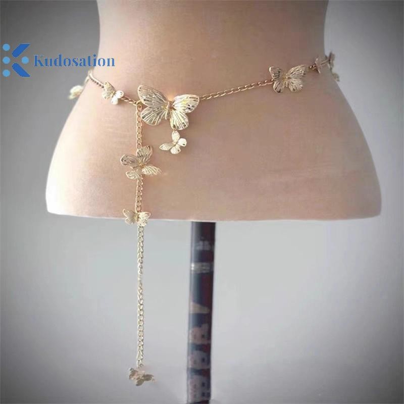 Kudosation Thời Trang Dây Xích Eo Hợp Thời Trang Ngọt Ngào Cơ Thể Dây Xích Nữ Cô Gái Thanh Lịch Dây Xích Quần Áo Phụ Kiện Quà Tặng