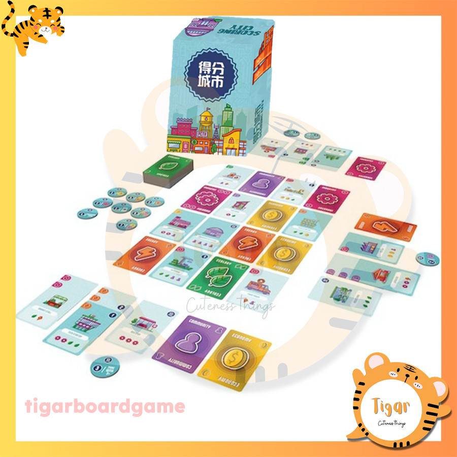 Boardgame Point City nâng cấp của Point Salad bản TQ Tigar