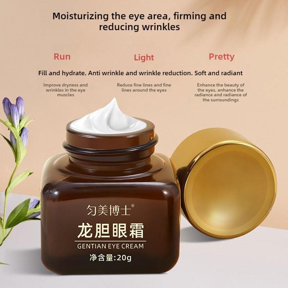Learnever Gentian Kem Mắt Giảm quầng thâm Dưỡng ẩm 20g Chăm sóc làm sáng mắt E7e2