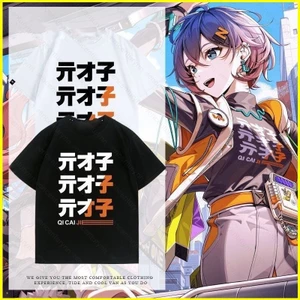 Gn Zenless Zone Zero Ngẫu Nhiên Chơi Belle Cosplay Vải 3D Mùa Hè Áo Thun Anime Tay Ngắn Top NG