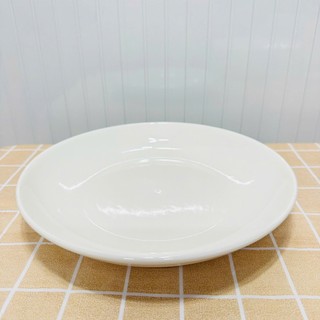 Đĩa sứ trắng sâu lòng cao cấp hàng dày dặn nhiều size 15cm - 25cm - Trường An VN