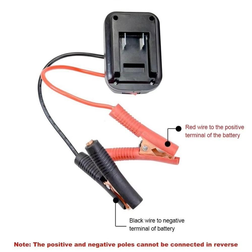 NOTE1 1 Bộ khởi động khẩn cấp trên ô tô, không có pin Bộ khởi động nhảy tự làm, Bộ chuyển đổi pin USB tiêu chuẩn / kép bền bỉ cho bộ chuyển đổi cáp tăng cường pin Lithium Makita
