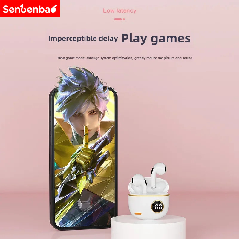 Senbenbao S190 Tai nghe MINI mới nhất Âm thanh nổi iPX5 Mic tích hợp chống nước, khử tiếng ồn cho iOS và điều khiển cảm ứng Andriod