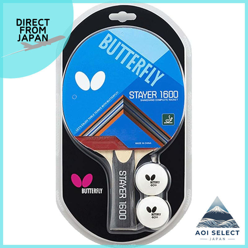 Butterfly Table Tennis Rubber Racket for Leisure Stayner 1600 17080 ...