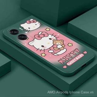 Ốp lưng OPPO A58 4G F11 PRO F5 F7 F9 F1S R15 PRO FIND X3 PRO MF037A hello kitty Silicon mềm chống rơi Vỏ điện thoại LSAQ