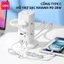 Ổ Cắm Điện Đa Năng Deli Ổ Cắm Vuông Dẹt USB TypeC Sạc Nhanh PD20W Cầu Chì Tự Ngắt Khi Quá Tải Công Suất 2500W An Toàn