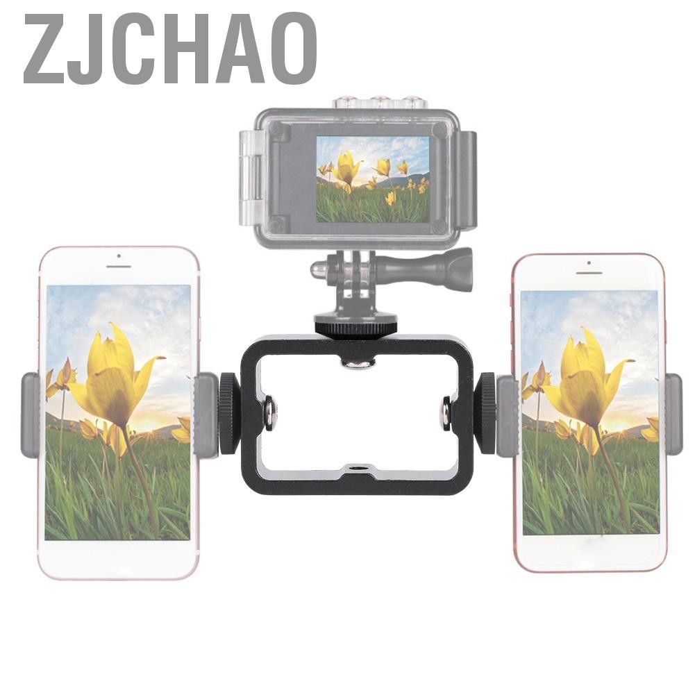 Zjchao Kẹp điện thoại 3 vị trí cho Camera hành động Gopro Osmo Giá đỡ cố định