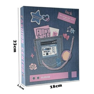 Jkdesign Loose-leaf Album, A5 Butterfly Series Album Ảnh, Chất Kết Dính Photocard Bộ Sưu Tập Sách Quà Tặng
