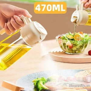 Chai đựng dầu nấu ăn 470ml Máy phun dầu cho giấm Spritzer Nước tương Mister Dụng cụ chiên nhà bếp