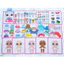 Học liệu bóc dán ngôi nhà búp bê Happy Book,Học Liệu Montess