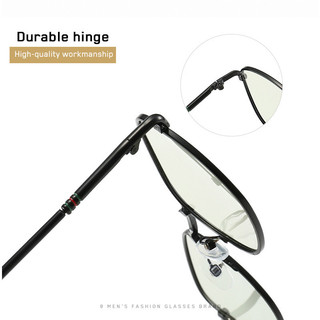 Mới Vuông Kim Loại Quang Sắc Kính Dành Cho Nữ Chống Ánh Sáng Xanh Chống Bức Xạ Khung Kính Mắt Có Thể Thay Thế Ống Kính