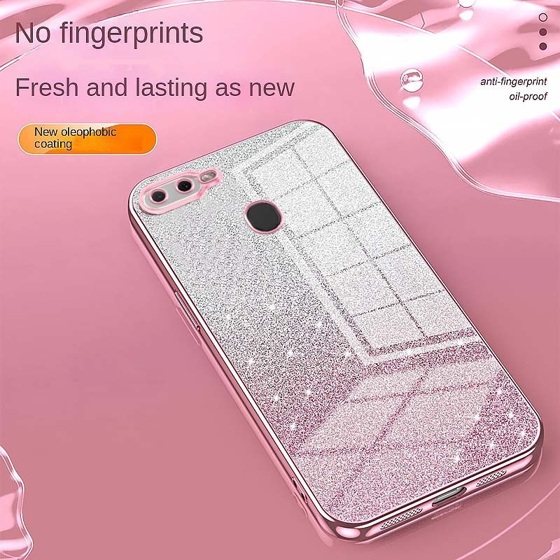 YBD Ốp Điện Thoại Mới Nhất Cho OPPO A5S A7 A7X A12 A11K F9 Pro A3S Realme C1 C2 A12E A1K Vỏ Ống Kính Silicon Mềm Bảo Vệ Toàn Diện