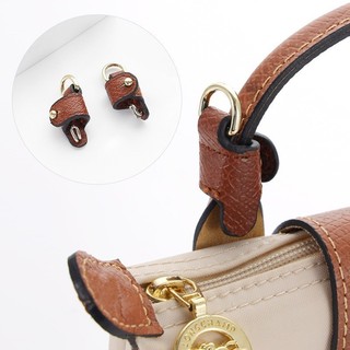 Long Xiang mini Túi Bánh Bao Da Bò Dây Đeo Vai Không Đục Lỗ Messenger Có Thể Điều Chỉnh mini Dây Đeo Thay Thế Dây Da Thật Chính Hãng