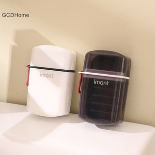 Gcdhome Xà Phòng Di Động Đĩa Có Thoát Nước Kín Hộp Bảo Quản Chống Thấm Nước Du Lịch Nhà Phòng Tắm Hộp Xà Phòng Tổ Chức Khay HOT