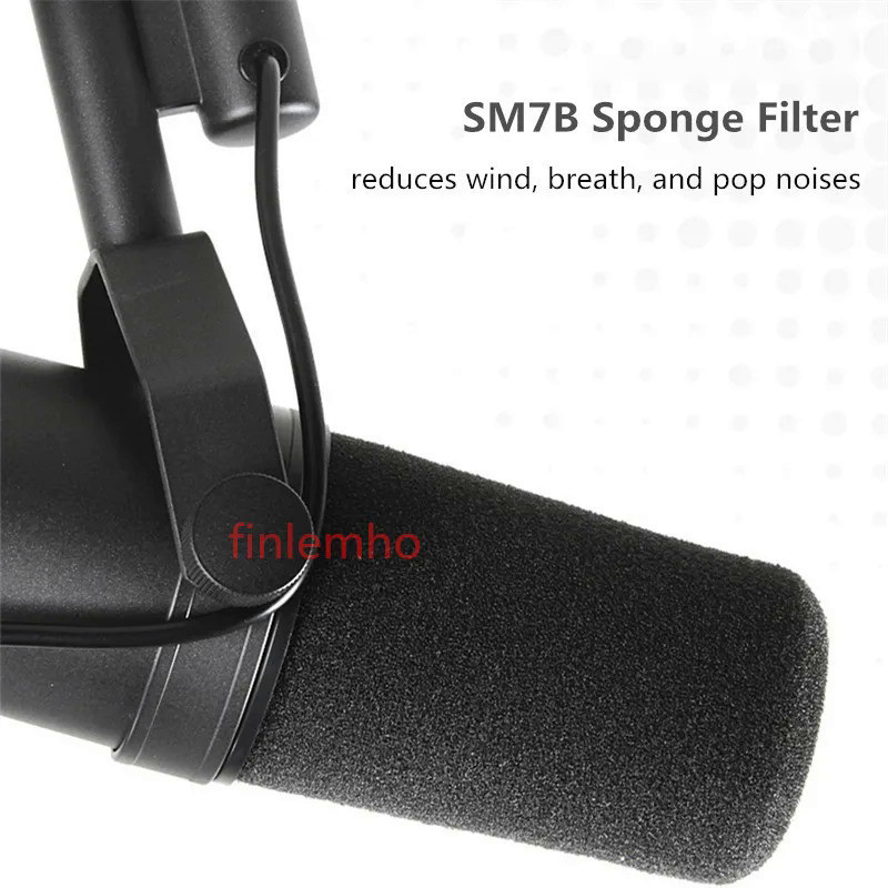 1 Bộ Lọc Bọt Biển Cho SM7B SR314 SM27 Micro Phòng Thu Âm Chuyên Nghiệp Phát Sóng 5 Màu Lá Chắn Gió Bao
