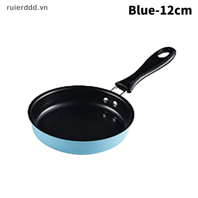 # NEW # Chảo Chiên Inox Ngăn Dính Nồi Cảm Ứng Tròn Ăn Sáng Chảo Trứng Chiên Nhỏ Tay Cầm Dài Tiện Ích Nhà Bếp.
