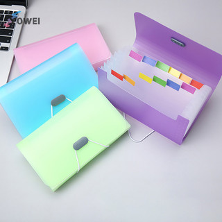 Yowei A6 Mở Rộng Ví Organ Túi Đựng Hồ Sơ Chống Thấm Nước Tổ Chức Sách Dữ Liệu 13 Lớp VN