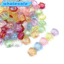 20 Chiếc Acrylic Phong Cách Đại Dương Màu Sắc Hỗn Hợp AB Vỏ Rời Hạt DIY Vòng Cổ Handmade Phụ Kiện Trang Sức