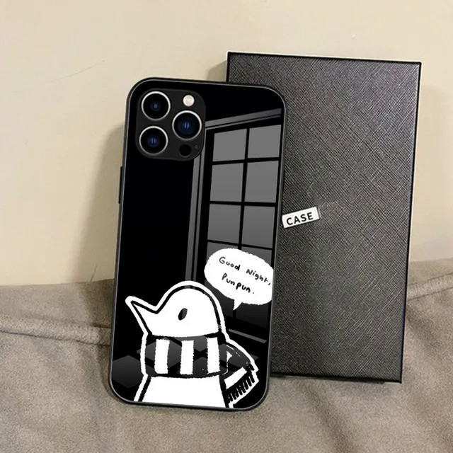 Ốp Điện Thoại BK-1 Oyasumi Punpun Cho iPhone 17,15 Pro Max14 Pro 12 11 13 Mini X XR XS 8 7 Plus SE Ốp Lưng Kính Cường Lực 0809