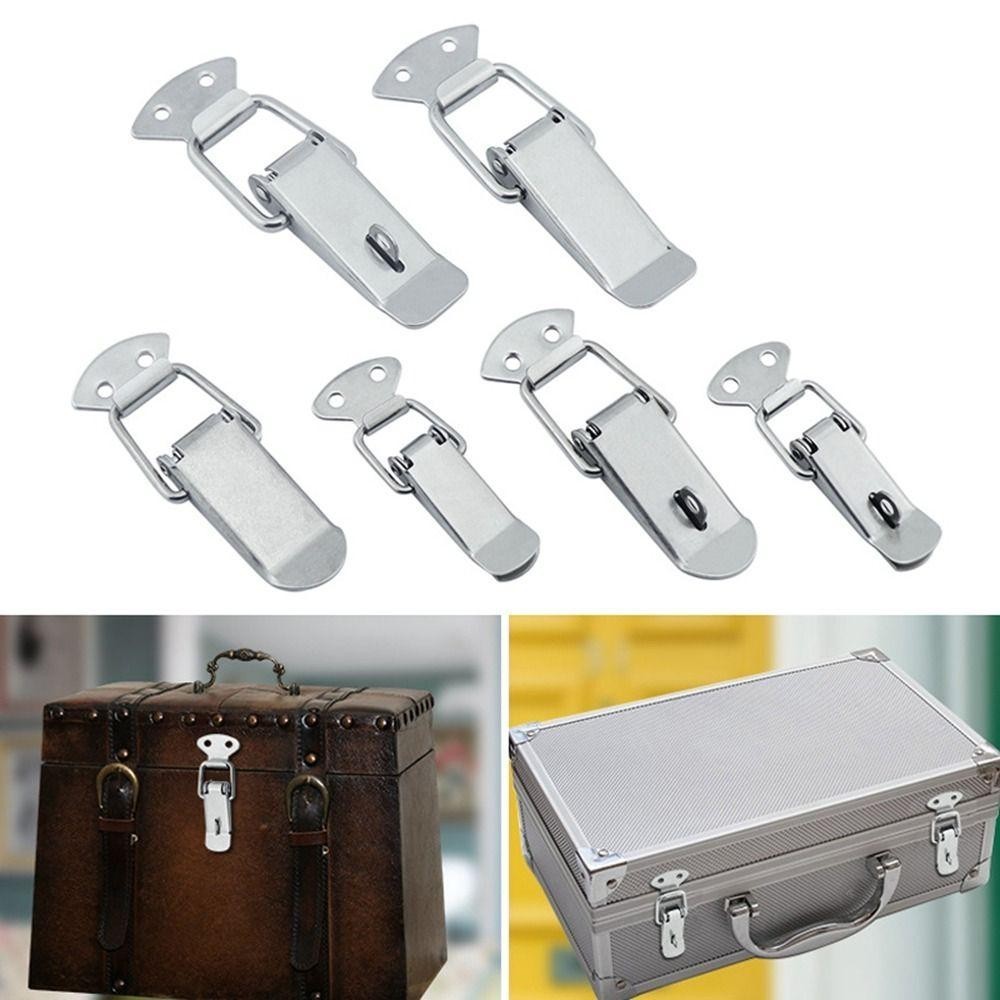 Khóa lò xo FEDAOG, Khóa chốt chuyển đổi bằng thép không gỉ an ninh, Phần cứng Đa chức năng chống trộm Duck Billed Buckles Hộp công cụ